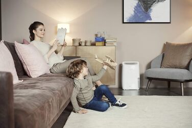 Зволожувач повітря De'Longhi Tasciugo AriaDry DEX210SF - портативний, 10л/день, 3-х фільтри, сушка білизни, захист від плісняви