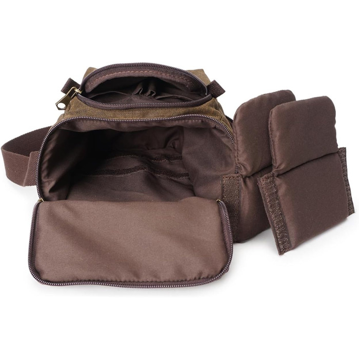 Сумка для камери Neuleben: водонепроникна, унісекс, з канвасу, для DSLR (Сірий)