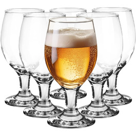 Набір келихів для пива Krosno Glasmark 0,36 л (6 шт.) - для крафтового пива, коктейлів, миття в посудомийній машині