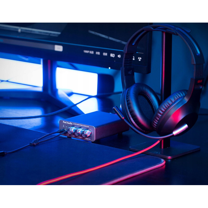 Підсилювач для навушників Fosi Audio K5 Pro, чорний