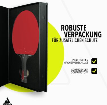 Пінг-понг ракетка JOOLA Infinity ITTF, професійна карбонова ракетка для досвідчених гравців, 7 шарів, High-Tech волокно