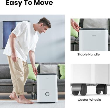 Зволожувач повітря COMFEE' MDDF-20DEN7: 20л/день, 40м², 3 режими, таймер, 3л бак