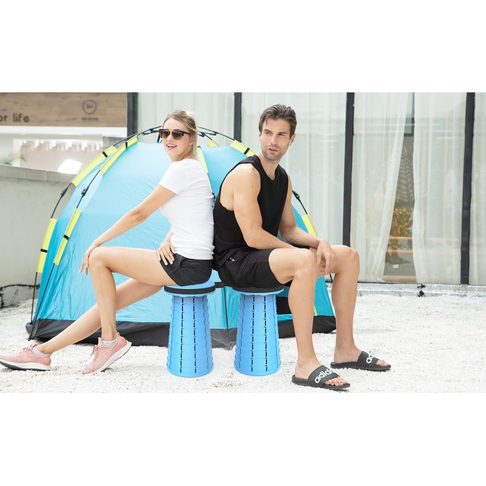 Зручний складаний стільчик Alevmoom з подушкою, для кемпінгу, подорожей та відпочинку на природі (200 кг)