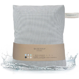 Bathtub | Revolutionary Comfort for Bathtub, Shower & Whirlpool | Washable & Quick-Drying Bath Cushion in | Wellness Bathtub Accessories Handmade in EU (Gray, Seat Cushion)