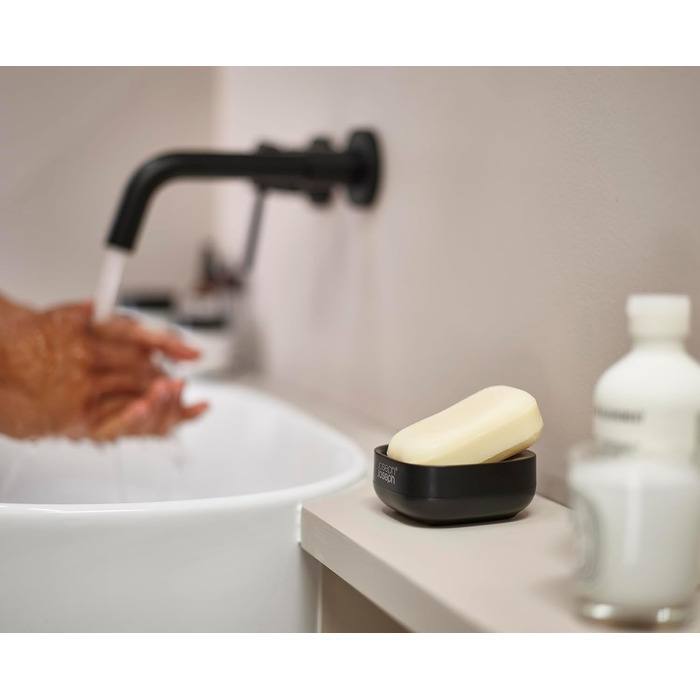 Мильниця Joseph Joseph Bathroom Slim з неслизькою основою, білий/сірий колір