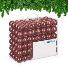 Relaxdays Set of 100 Christmas Baubles