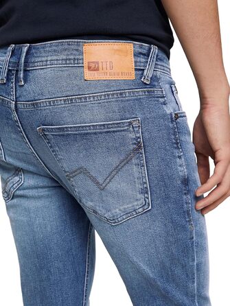 Джинси чоловічі TOM TAILOR Denim Culver Skinny, блакитний (29W/36L, 10118)