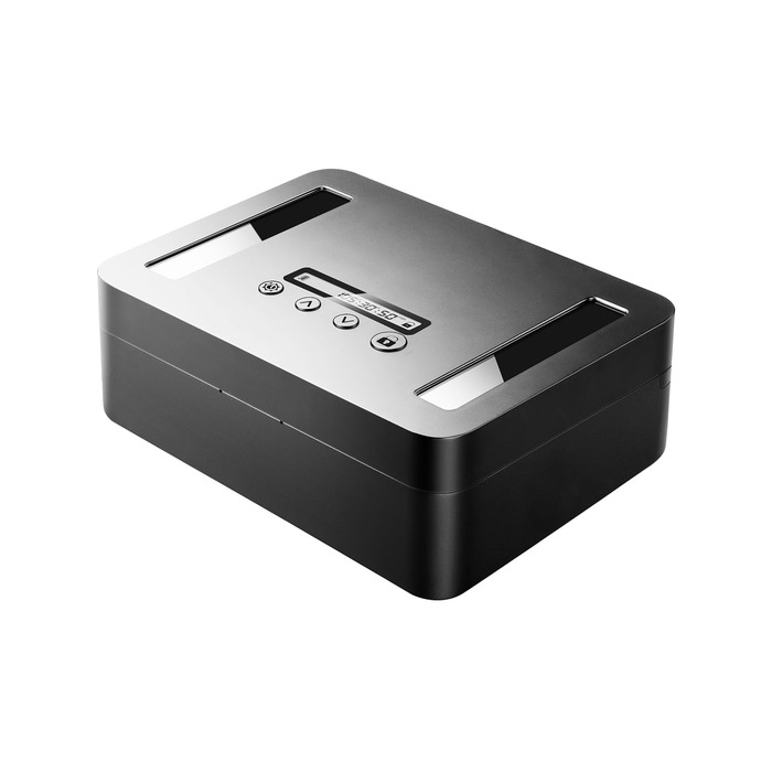 Сейф VAYDEER з таймером та металевим замком: цифровий детокс, захист від телефонів, USB-C, дитячий замок, чорний