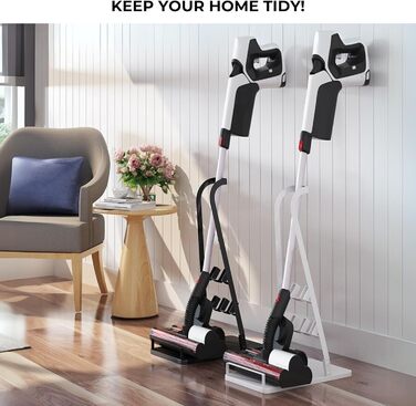 Підставка для пилососа MAGIC SELECT сумісна з Dyson V15, V6, V7, V8, V10, V11, металева, без свердління