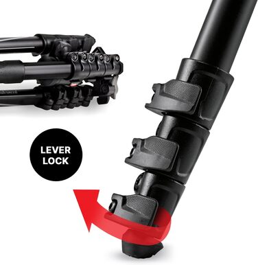 Штатив Manfrotto Befree Advanced MKBFRLA4BK-BH з поворотним кріпленням