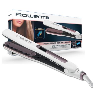 Rowenta Premium Care Brush & Straight SF7510F0: Випрямляч-щітка з кератино-кашеміровим покриттям та іонізацією