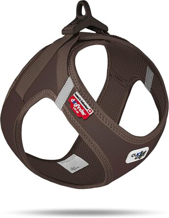 Шлейка для собак Curli Clasp Softshell (S, Коричневий)