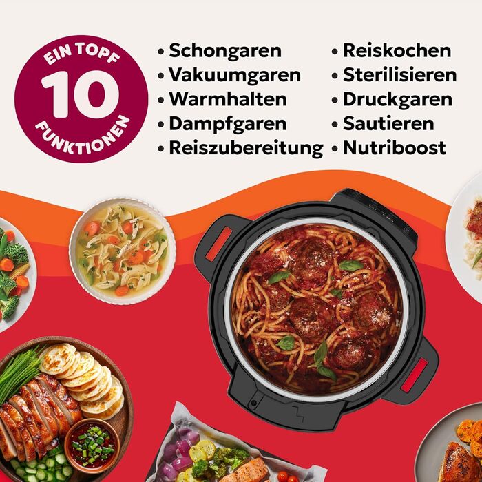 Мультиварка Instant Pot Plus 9-в-1 з нержавіючої сталі, 5.7 л – мультикочер, пароварка, рисоварка, йогуртниця, функція Vacuum, Sterilizer, Wi-Fi