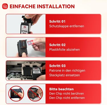 Картриджі для принтера Canon 575XL та 576XL (сумісні), для моделей TS3750i, TR4755i