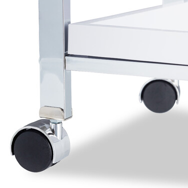 Relaxdays Serving Trolley with 3 Removable Trays