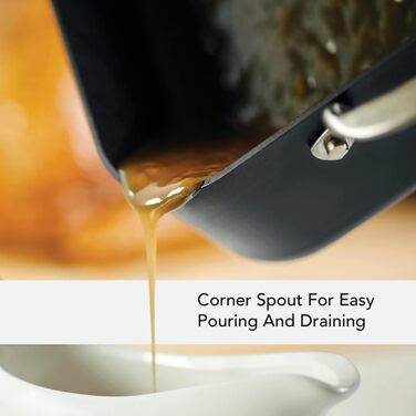 Пательня-гриль KitchenAid з виливом, 29 см, антипригарна, чорна - ідеальна для смаження м'яса та овочів