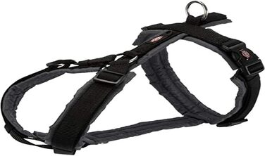 Нашийник для собак TRIXIE Trekking New Premium, чорний/графітовий, M (53-64 см, 20 мм)
