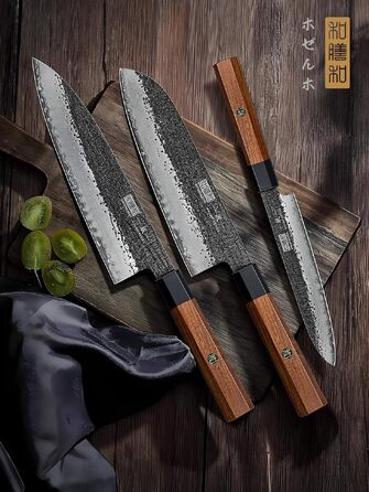Професійний японський кухонний ніж HOSHANHO Gyuto, шеф-ніж 20 см для м'яса та овочів