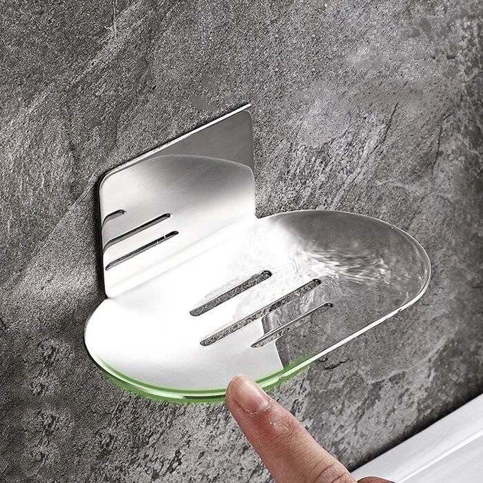 Тримач для мила Celbon SUS 304 з нержавіючої сталі, без свердління, для ванної кімнати (хром)