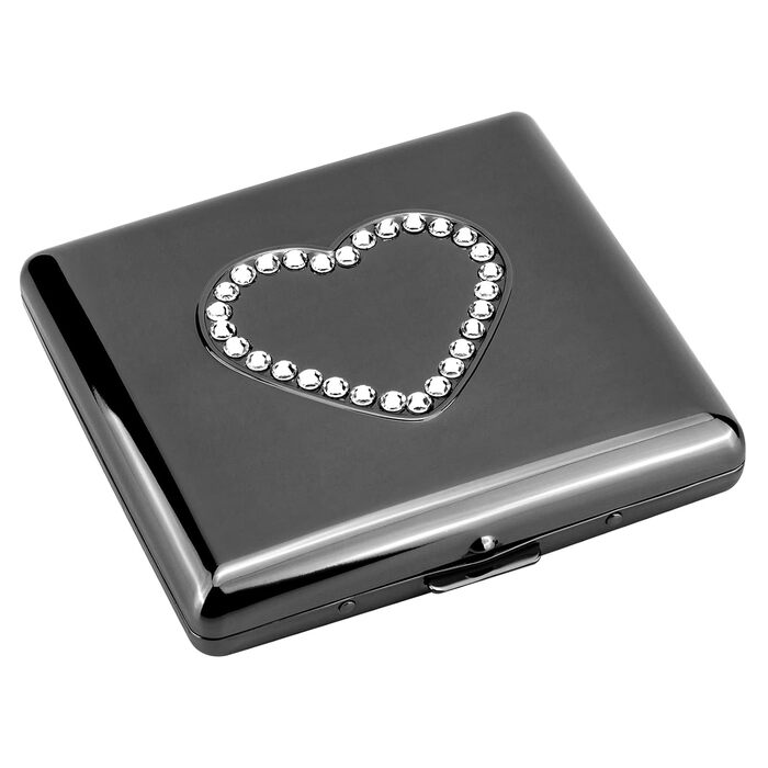 Металеве цигарковий футляр у формі серця Rosegold для 20 цигарок (83's 20pcs)