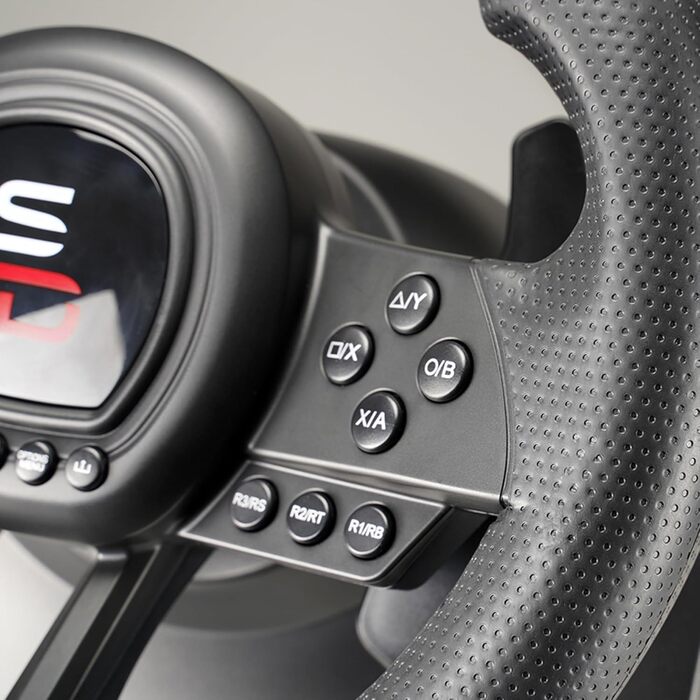 Руль для гонок Superdrive GS650-X з ручним перемиканням передач, 3 педалі, пелюстки перемикання, сумісний з Xbox Serie X/S, PS4, Xbox One (програмований для всіх ігор)