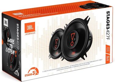 Автоакустика JBL Stage3 427F 10 см 150 Вт, 2-смугові динаміки Harman Kardon без решітки