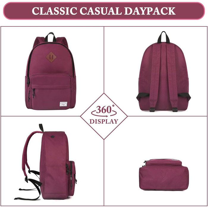 Шкільний рюкзак для підлітків: легкий, 15.6