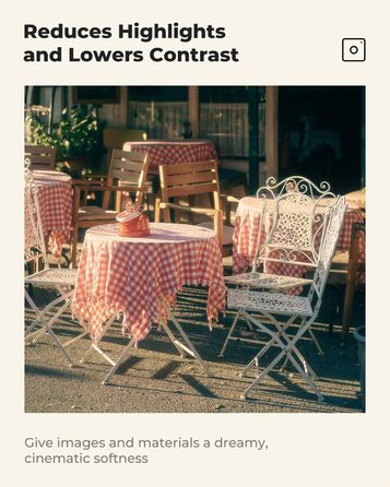 Фільтр K&F Concept 77mm Black Promist 1/8 з оптичного скла з Multi-Nano покриттям для відеозйомки/портретної фотографії (Nano-Klear)