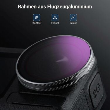 Набір фільтрів NEEWER CPL + ND для DJI Osmo: CPL, ND8/16/32/64/1000, HD, для екшн-камер