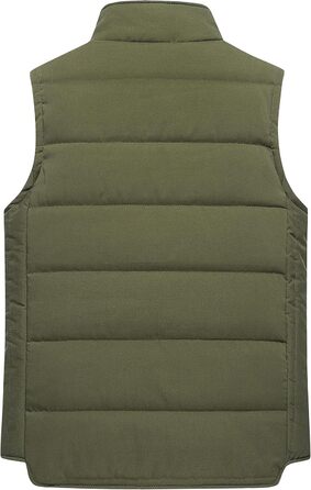 Чоловіча пухова жилетка Chrisuno Casual з капюшоном, стеганий пуховик, жилетка для активного відпочинку та катання на лижах, зелений (армійний)