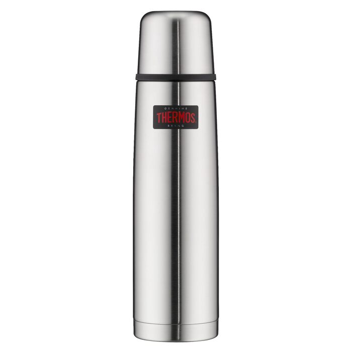 Термос Thermos Light & Compact із чашкою-кришкою, нержавіюча сталь, 1.0 л, сріблявий матовий