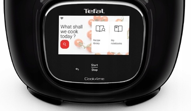 Мультиварка-скороварка Tefal Cook4me Touch CY912, 6 л, Wi-Fi, 13 функцій, чорна