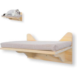 Кігтеточка-стінка для котів, велика полиця для кріплення до стіни, 38 x 27 см