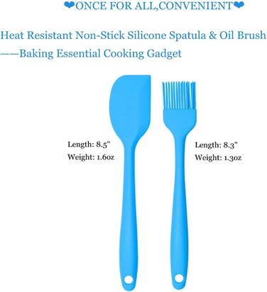 2 Pack Silicone Muffin Baking Mold Set - Regular 12 Cups + 24 Cups Cupcake Mold BPA Free, Non-Stick, Heat-Resistant, Food-Grade Silicone Baking Molds with Bonus 1 Silicone Spatula & 1 Oil Brush blue