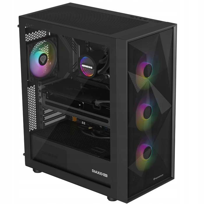 Система водяного охолодження GENESIS Hydria 360 ARGB, чорна