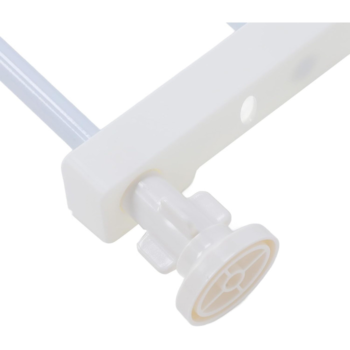 Розширюване переносне захисне ґратка для собак та дітей, сталевий каркас, чорний колір, висота 42/36 см