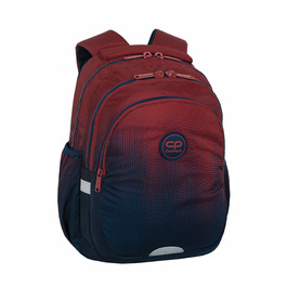 Багатовідсінковий шкільний рюкзак CoolPack, 21 л (червоний, синій)