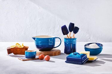 Le Creuset Stoneware Butter Dish, 900 g, 17 x 12.5 x 9 cm, Azure, 80837172200003
