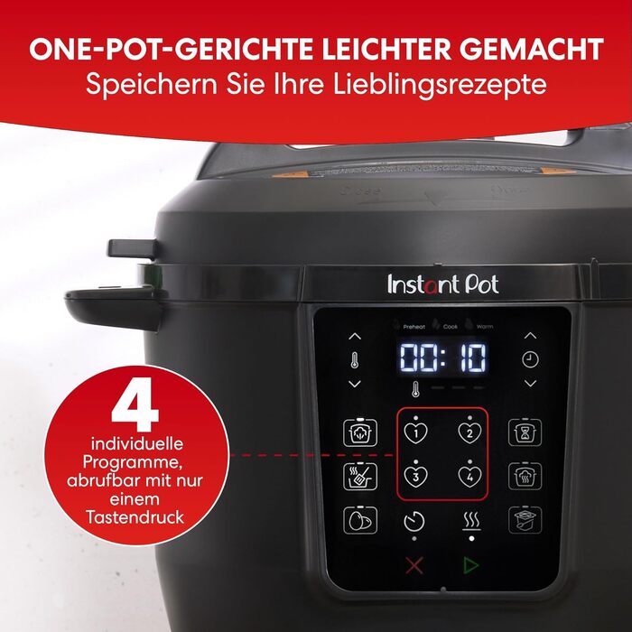 Instant Pot Plus 9-в-1: мультиварка, сковорода, рисоварка, йогуртниця, 5.7 л, нержавіюча сталь