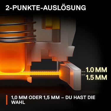 SteelSeries Apex 7 - Механічна ігрова клавіатура з OLED дисплеєм - QWERTZ (оптичні перемикачі, TKL, американська клавіатура)
