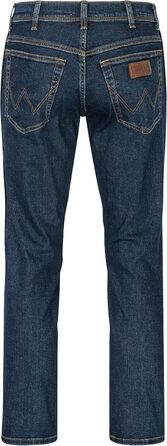 Джинси чоловічі Wrangler Texas Stretch Regular Fit, Authentic Straight, бавовна, чорний/синій/сірий, розміри W28-W44/L32