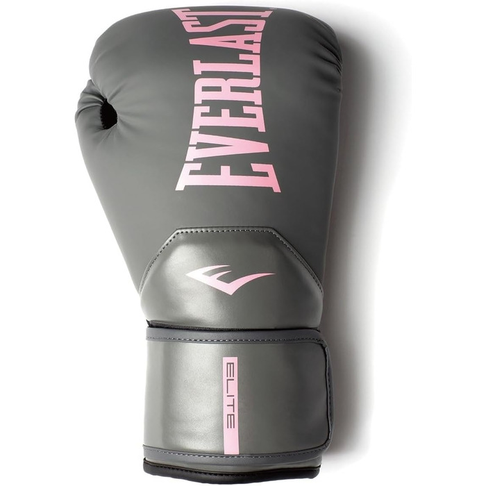 Жіночі боксерські рукавички Everlast Elite Prostyle, 14oz, сірий/рожевий