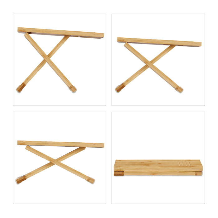 Relaxdays 2-Piece Folding Toilet Stool