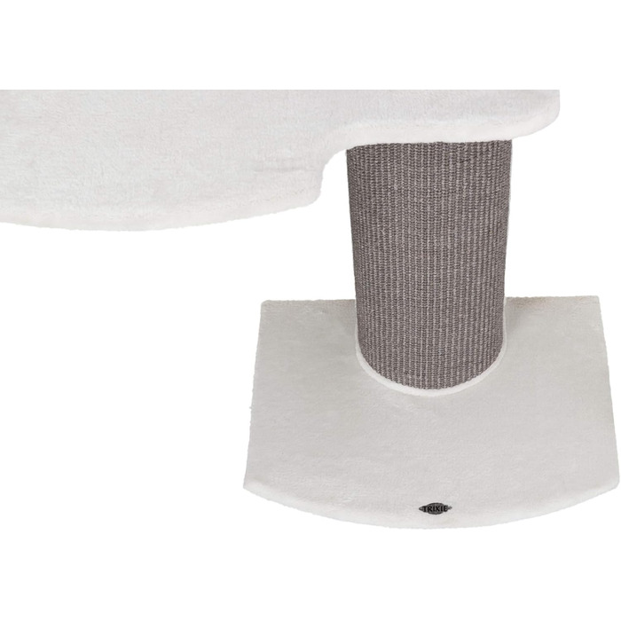 TRIXIE Cat Tree Acadia 160 cm in white/grey – multi-level cat tree with cosy lounging areas and wall mounting, comfortable & stable – 44073