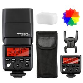 Спалах Godox TT350F для Nikon з радіосинхронізацією 2.4G, TTL, HSS, Li-Ion акумулятор 2500mAh