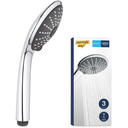 Grohe Vitalio Comfort 100 Handshower IV with 4 Spray Patterns 26094000 (3 Spray Patterns)