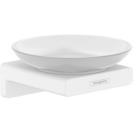 hansgrohe AddStoris Soap Dish, Soap Holder, Matte White