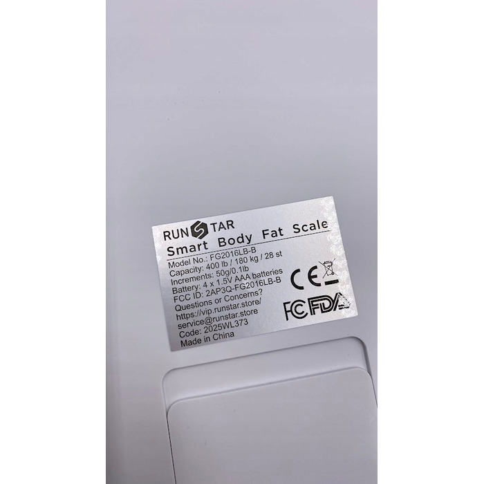 Розумні ваги RunStar для вимірювання маси тіла