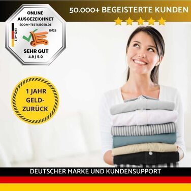 Чохол для прасувальної дошки 120x40 см - бавовна 100%, підходить для прасування з парою, екстра товста підкладка + фіксатор та натягувач (сірий/горошок, килимок для прасування)