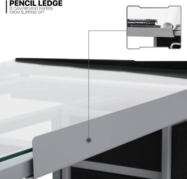 Adjustable Art Desk with Storage - Tiltable Drafting Table with Wheels - Multi-Purpose Craft Station